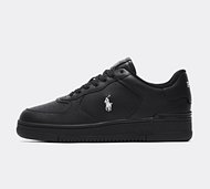 Polo Ralph Lauren Masters Court Trainer - Black - Size 8