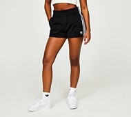 adidas Originals Womens 3-Stripes Short - Black - Size XL
