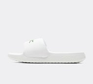 Lacoste Junior Serve 1.0 Slide - White - Size 4