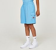 Tommy Hilfiger Junior Logo Cargo Pocket Short - Blue - Size 16Y
