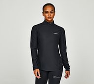 Berghaus Womens 24/7 Tech Long Sleeve T-Shirt - Black - Size 16