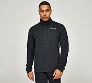 Berghaus Prism Half Zip Micro PT Fleece Jacket - Black - Size M