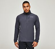 Berghaus Prism Half Zip Micro PT Fleece Jacket - Grey - Size S