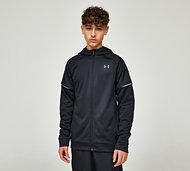 Under Armour Junior Armour Fleece Storm Full-Zip Hoodie - Black - Size XL/B