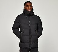 Zavetti Canada Zeoti Puffer Parka Jacket - Black - Size S