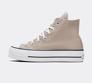 Converse Womens Chuck Taylor All Star Lift Hi Trainer - Beige - Size 3