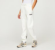 Forena Womens Good Energy Fleece Pant - White - Size S