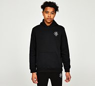 Brave Soul Junior Embroidered Hoodie - Black - Size 9-10Y
