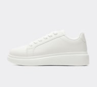 Brave Soul Junior Lace Up Trainer - White - Size 2