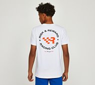 Risk and Reward Junior Racing Club T-Shirt - White - Size S/B