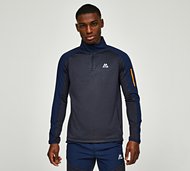 Montirex Summit Quarter Zip T-Shirt - Navy - Size XS