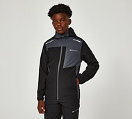 Monterrain Junior Deflect Woven Running Jacket - Black - Size M/B