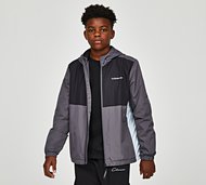 Closure London Junior Panelled Windbreaker - Grey - Size S/B
