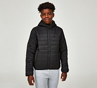 Brave Soul Junior Padded Puffer Jacket - Black - Size 9-10Y