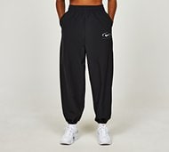 Nike Womens Swoosh Cuff Woven Pant - Black - Size XS