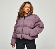 Jordan Womens Puffer Jacket - Purple - Size XS