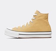 Converse Junior Chuck Taylor All Star Lift EVA Hi Trainer - Gold - Size 3.5