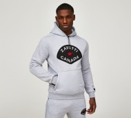 Zavetti Canada Botticini Mesh Overhead Hoodie - Grey - Size XS