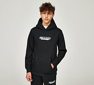 Risk and Reward Junior Flight Club Overhead Relaxed Fit Hoodie - Black - Size S/B