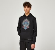 Condemned Nation Junior Kaax Overhead Hoodie - Black - Size S/B