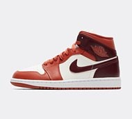 Jordan Womens Air Jordan 1 Mid Trainer - Red - Size 3