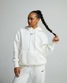 Nike Womens Sportswear Phoenix Fleece Oversize Hoodie - Beige - Size L