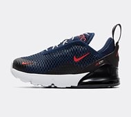 Nike Nursery Air Max 270 Trainer - Navy - Size 3.5