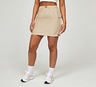 adidas Originals Womens 3-Stripe Cargo Skirt - Beige - Size S