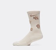 Nike Womens Flower Power 2 Pack Cushioned Crew Sock - Multi - Size 5-8