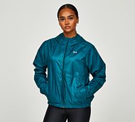 Under Armour Womens UA Rival Sport Windbreaker Jacket - Green - Size XS