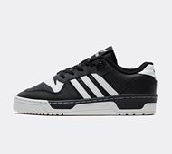 adidas Originals Junior Rivalry Low Trainer - Black - Size 4