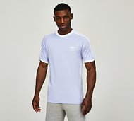 adidas Originals 3-Stripes T-Shirt - Purple - Size XS