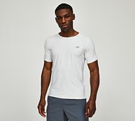 New Balance Athletics Jacquard T-Shirt - Grey - Size XL