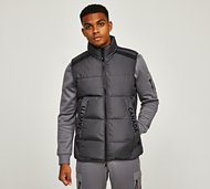 Zavetti Canada Zimino Puffer Gilet - Grey - Size XS