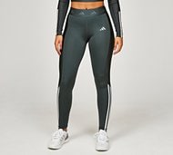 adidas Womens Hyperglam Shine Full-Length Legging - Green - Size XS