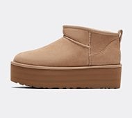 Ugg Womens Classic Ultra Mini Platform Boot - Brown - Size 7