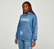 Hoodrich Womens OG Azure V2 Overhead Hoodie - Blue - Size L