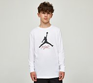 Jordan Junior Baseline Flight Long Sleeve T-Shirt - White - Size XL/B