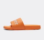 Juicy Couture Womens Carmen Collegiate Slide - Orange - Size 3