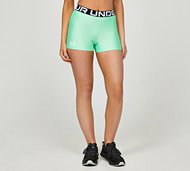 Under Armour Womens HeatGear Shorty Short - Green - Size L
