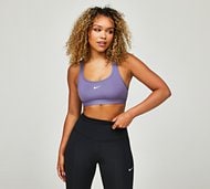 Nike Womens Swoosh Light Support Bra Top - Purple - Size XS