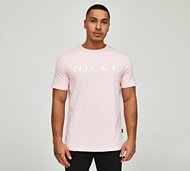 Nicce Keyline T-Shirt - Pink - Size XS