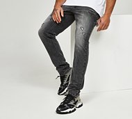 Alessandro Zavetti Vandalo Loose Fit Denim Jean - Grey - Size 28