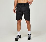 Alessandro Zavetti Soleto Woven Cargo Short - Black - Size S