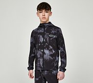 Risk and Reward Junior Scribe AOP Woven Jacket - Black - Size M/B