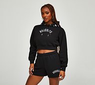 Hoodrich Womens Calor V2 Crop Hoodie - Black - Size XS