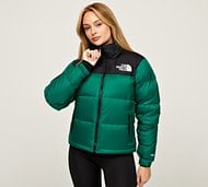 The North Face Womens 1996 Retro Nuptse Jacket - Green - Size XS