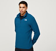 The North Face Glacier Quarter Zip Fleece - Blue - Size S