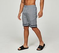 Belier Illusion Print Resort Short - Grey - Size S