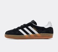 adidas Originals Womens Gazelle Indoor Trainer - Black - Size 3